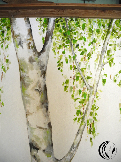 Ein Baum im Eßzimmer Acrylmalerei Malen am Meer®