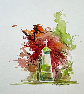 lübeck malerei illustration aquarell