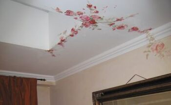 deckenmalerei wand bemalt mit acryl