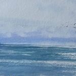 Meer malen im Aquarell