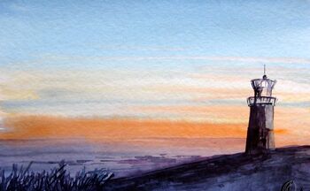 Leuchtturm sonnenuntergang