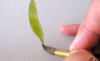 Blatt malen malanleitung aquarell