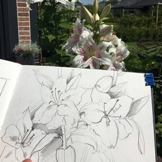 malkurs blumen aquarell
