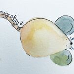 Maus im Aquarell malen