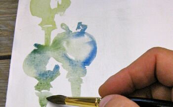 Mohnkapsel anleitung aquarell blumenaquarell