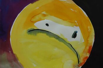 smily mauli Aquarell Illustration