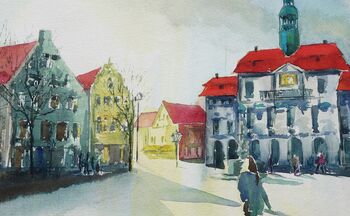 Lüneburger Marktplatz Rathaus von Lüneburg