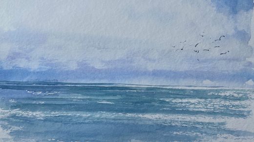 malen_am_meer_meer Meer malen im Aquarell