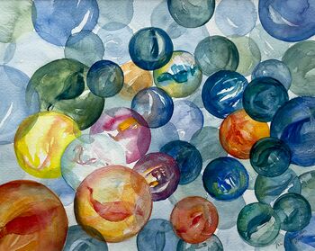 murmeln aquarell stillleben malerei