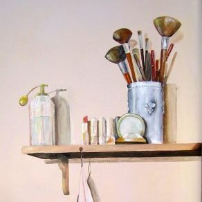 wand mit acryl gemalt