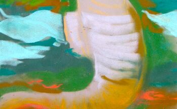 seepferdchen malen malanleitung aquarell pastell tier