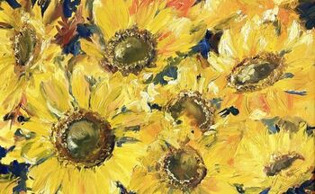 sonnenblumen in öl malkurs