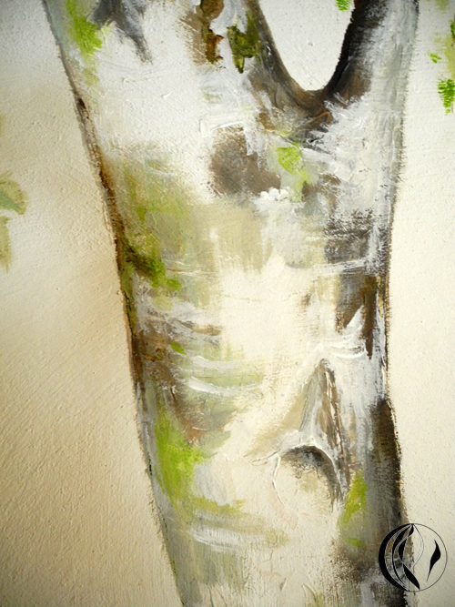 Ein Baum im Eßzimmer - Acrylmalerei - Malen am Meer®