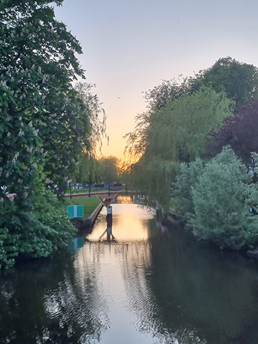 plein air in friedrichstadt am meer malen