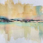 Nordfriesland morgenstimmung gemalt